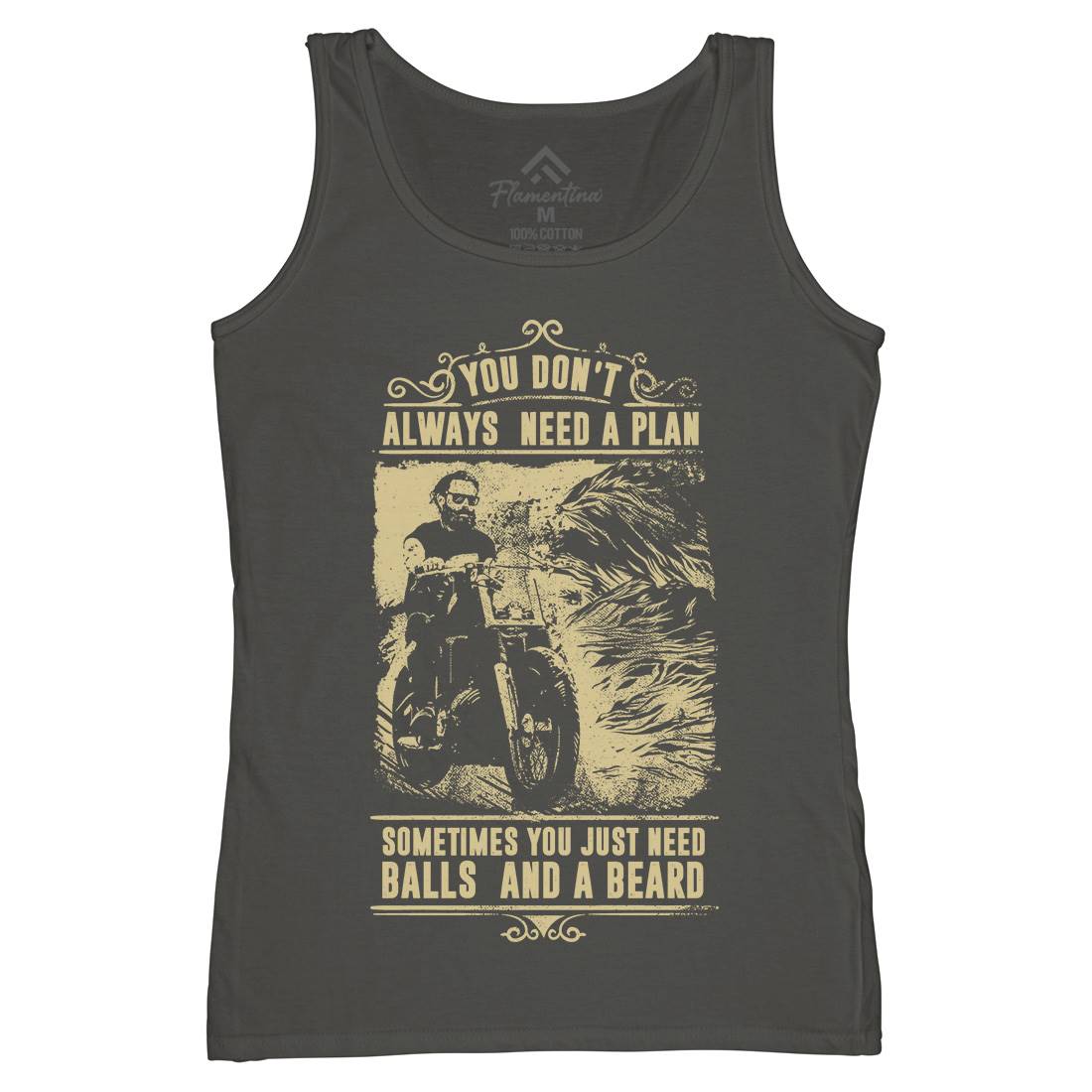 You Don&#39;t Always Need A Plain Womens Organic Tank Top Vest Motorcycles C998
