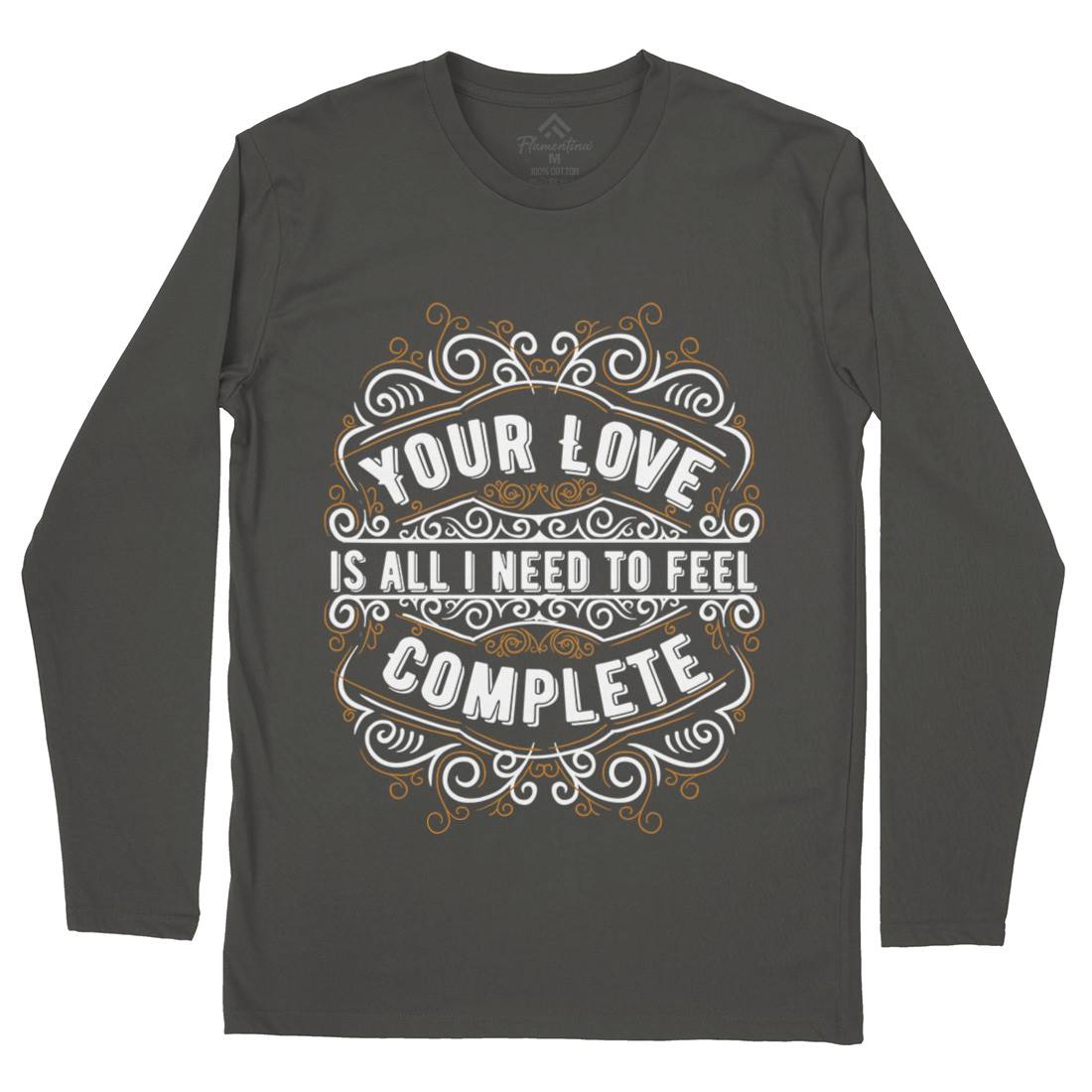 Your Love Mens Long Sleeve T-Shirt Quotes C999