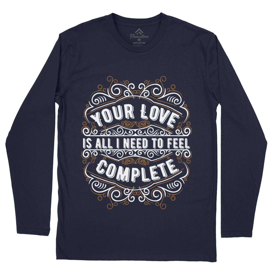 Your Love Mens Long Sleeve T-Shirt Quotes C999