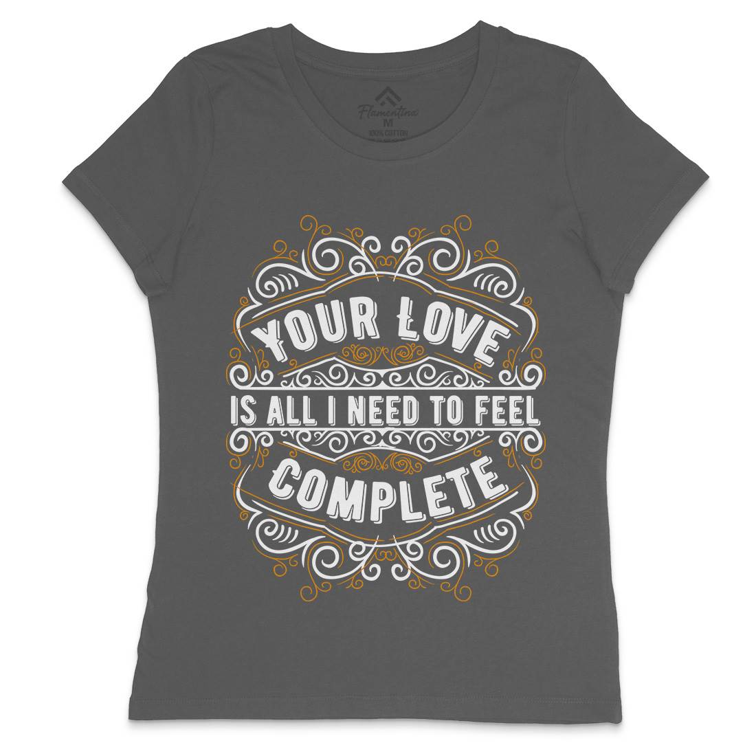 Your Love Womens Crew Neck T-Shirt Quotes C999