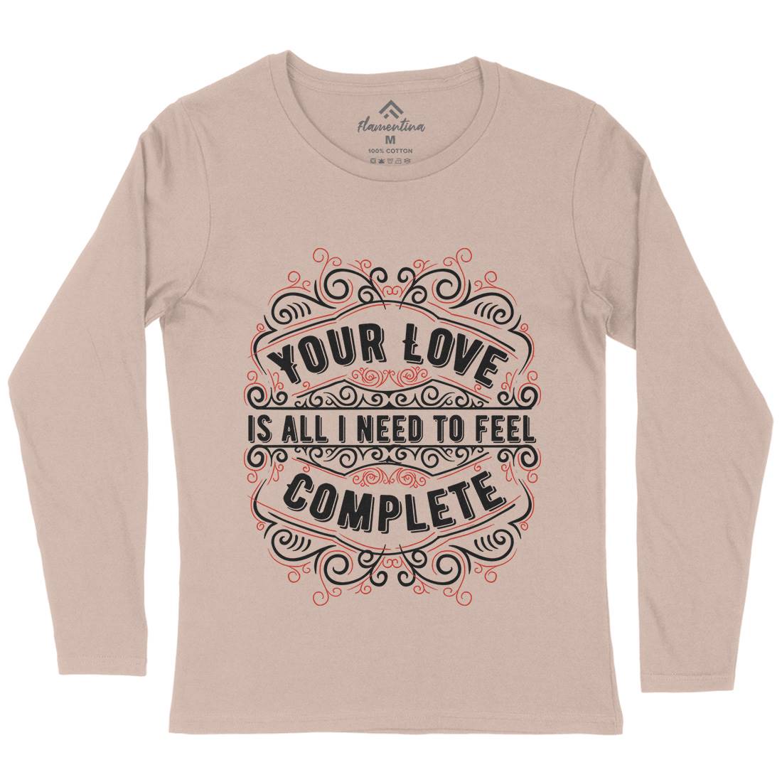 Your Love Womens Long Sleeve T-Shirt Quotes C999