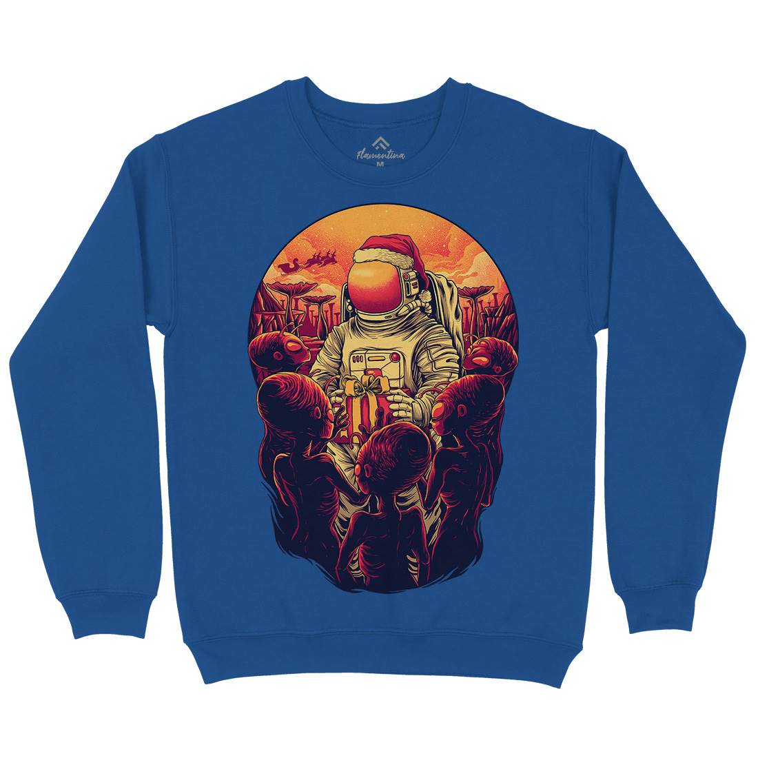 Alien Planet Kids Crew Neck Sweatshirt Space D002