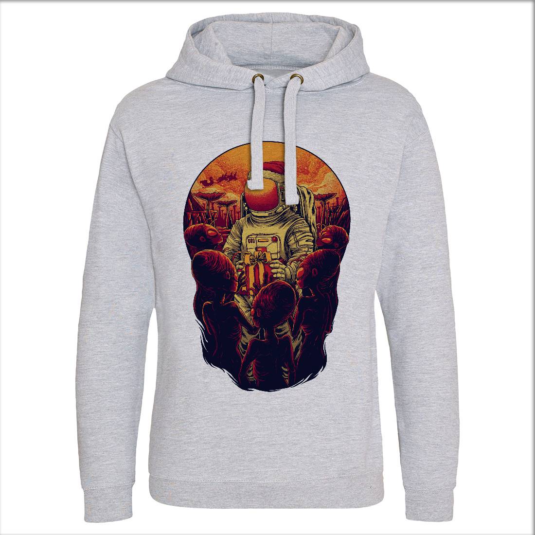 Alien Planet Mens Hoodie Without Pocket Space D002