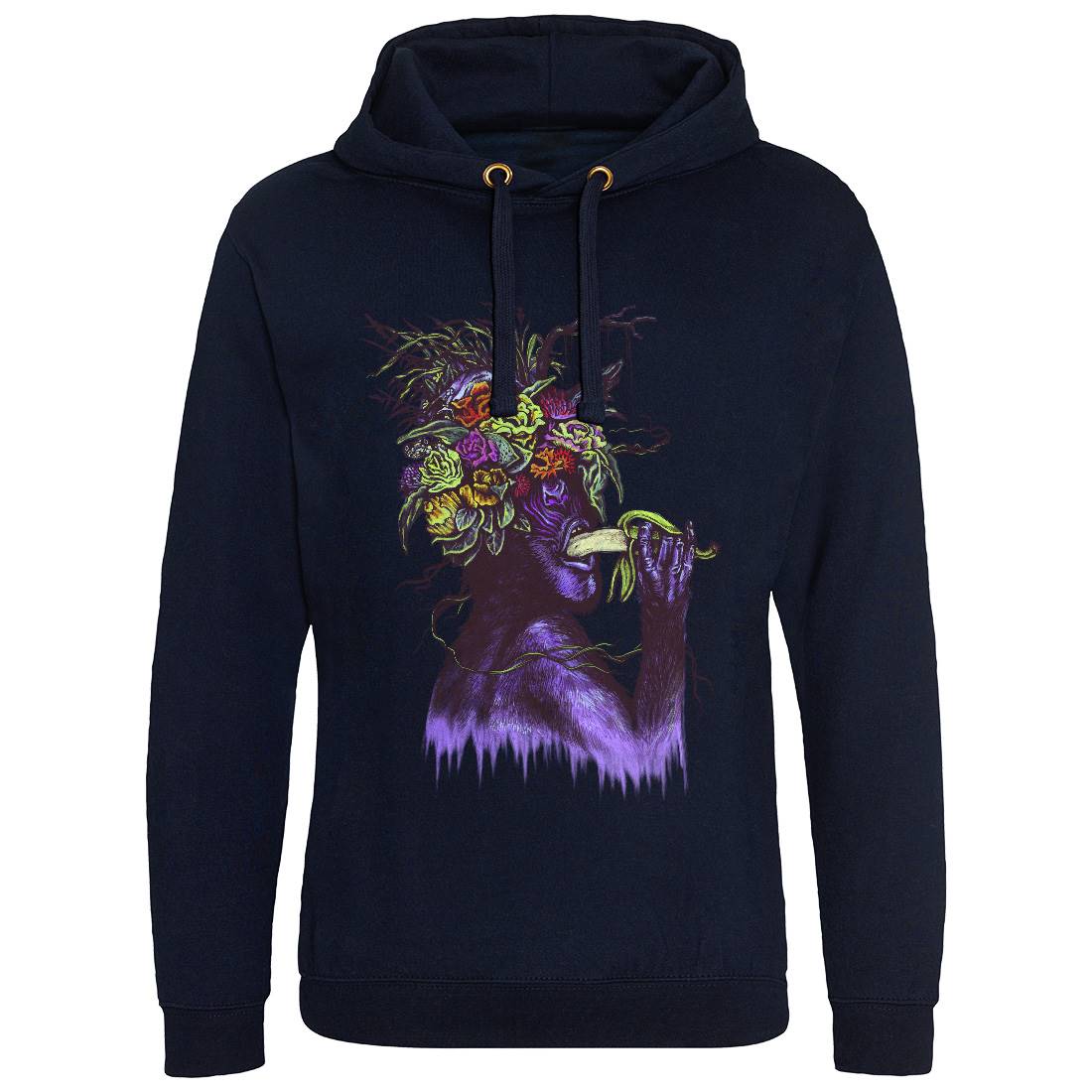 Ape Banana Mens Hoodie Without Pocket Animals D004