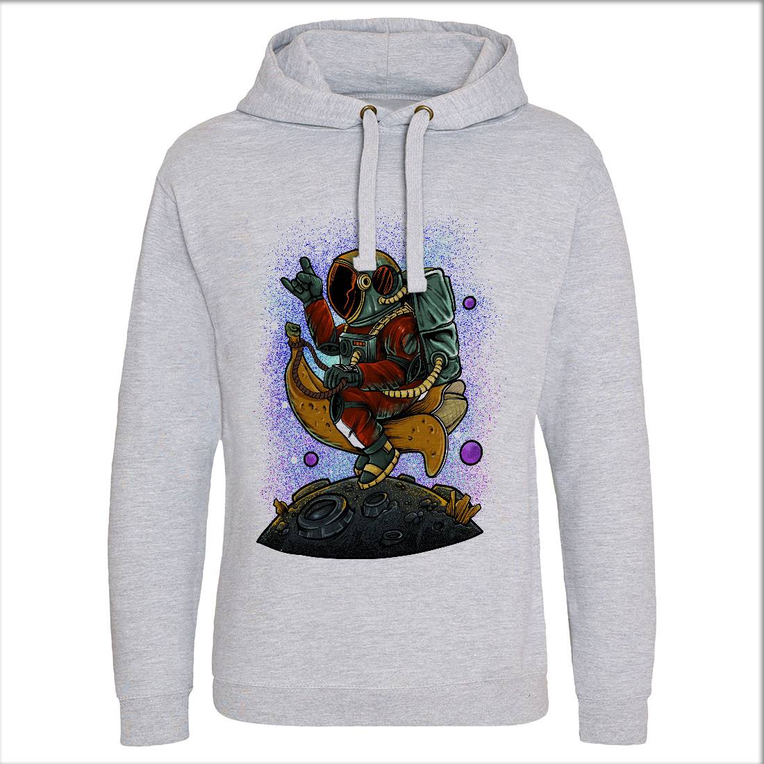 Astronaut Banana Mens Hoodie Without Pocket Space D006