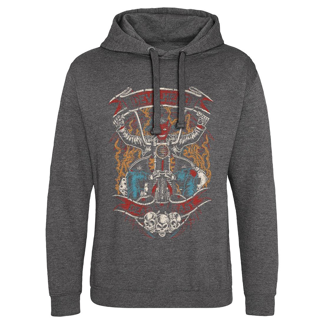 Biker From Hell Mens Hoodie Without Pocket Motorcycles D011