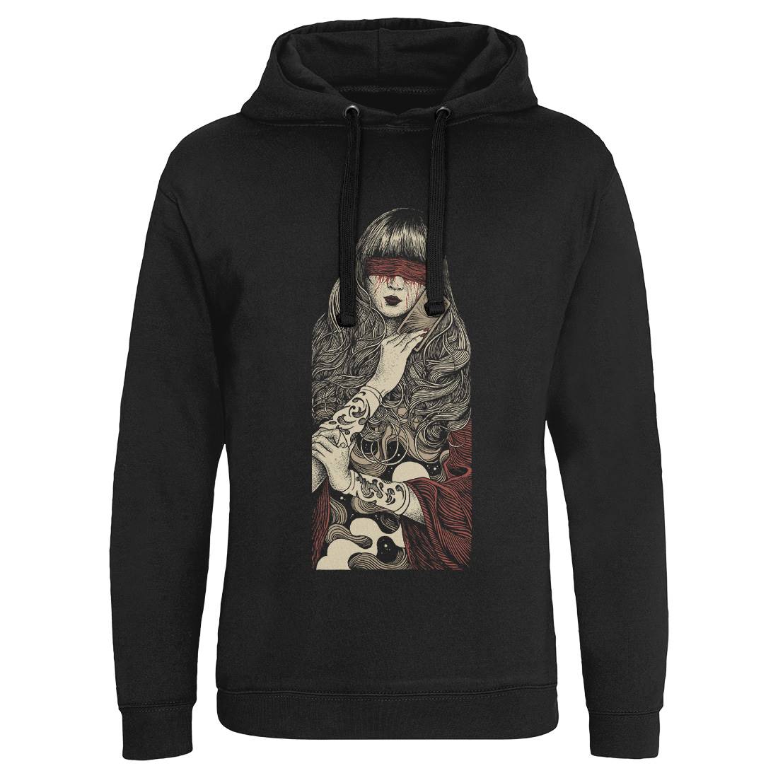 Blind Woman Mens Hoodie Without Pocket Horror D012