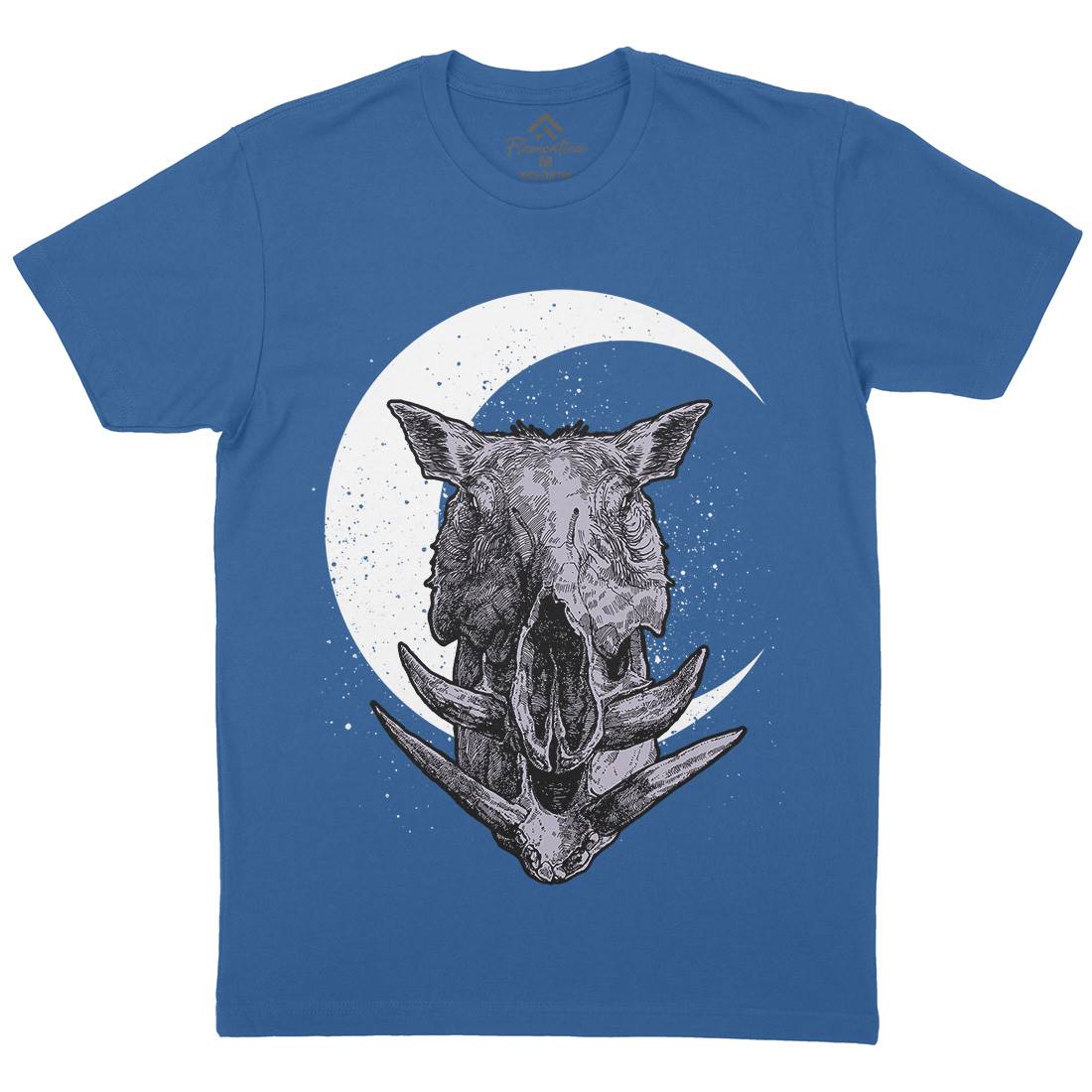Boar Mens Crew Neck T-Shirt Horror D013