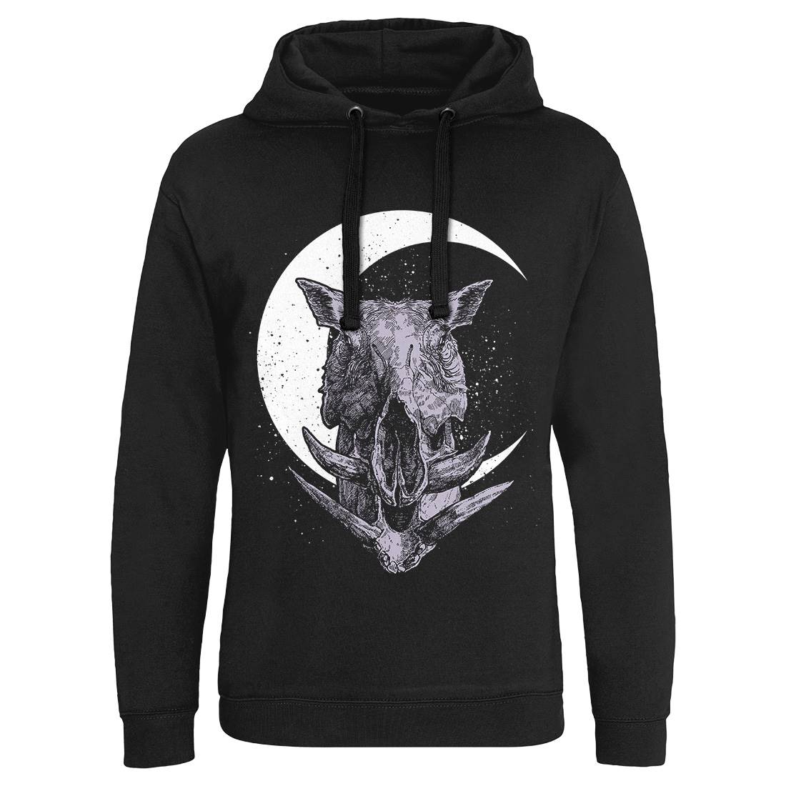 Boar Mens Hoodie Without Pocket Horror D013