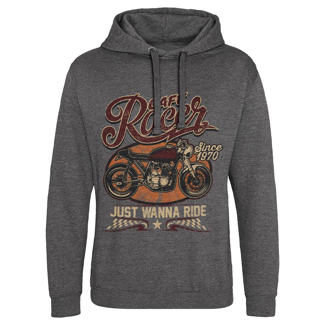 Cafe Racer Mens Hoodie Without Pocket Motorcycles D015