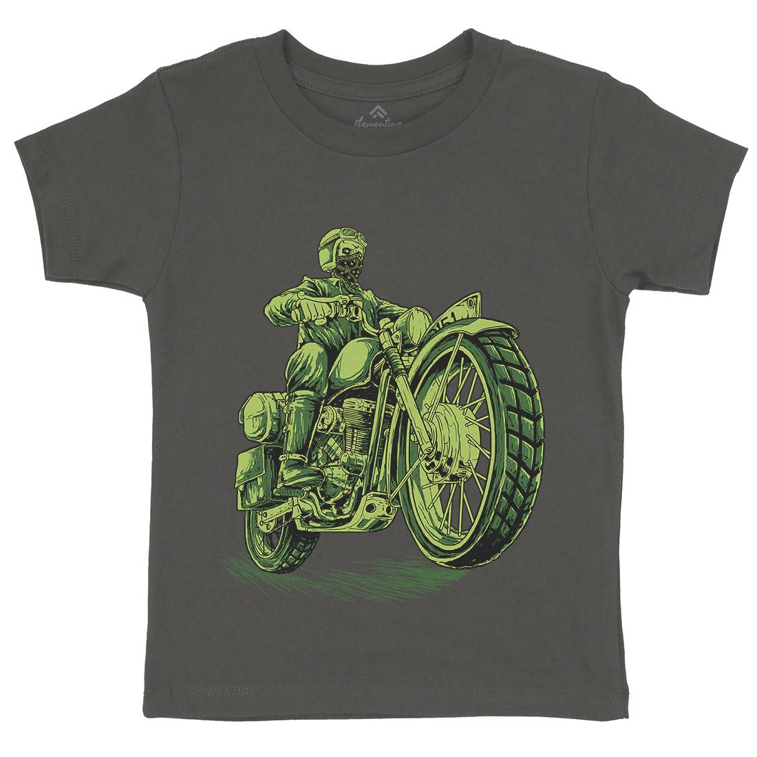 Cafe Racer Kids Crew Neck T-Shirt Motorcycles D016