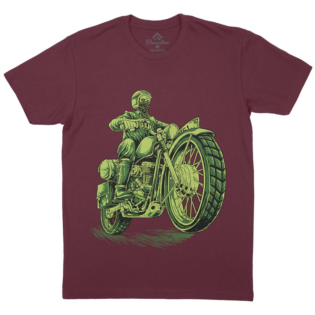 Cafe Racer Mens Crew Neck T-Shirt Motorcycles D016