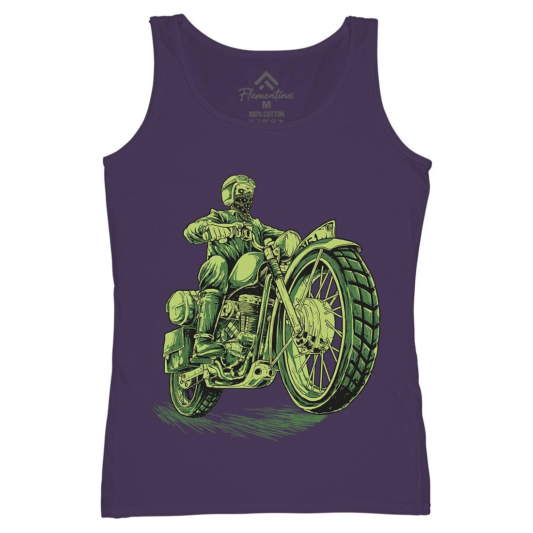 Cafe Racer Womens Organic Tank Top Vest Motorcycles D016