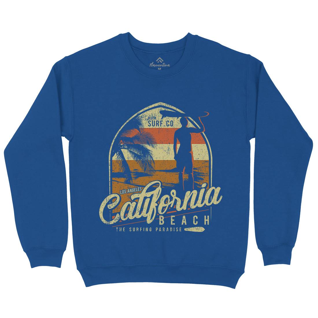 California Beach Kids Crew Neck Sweatshirt Holiday D017
