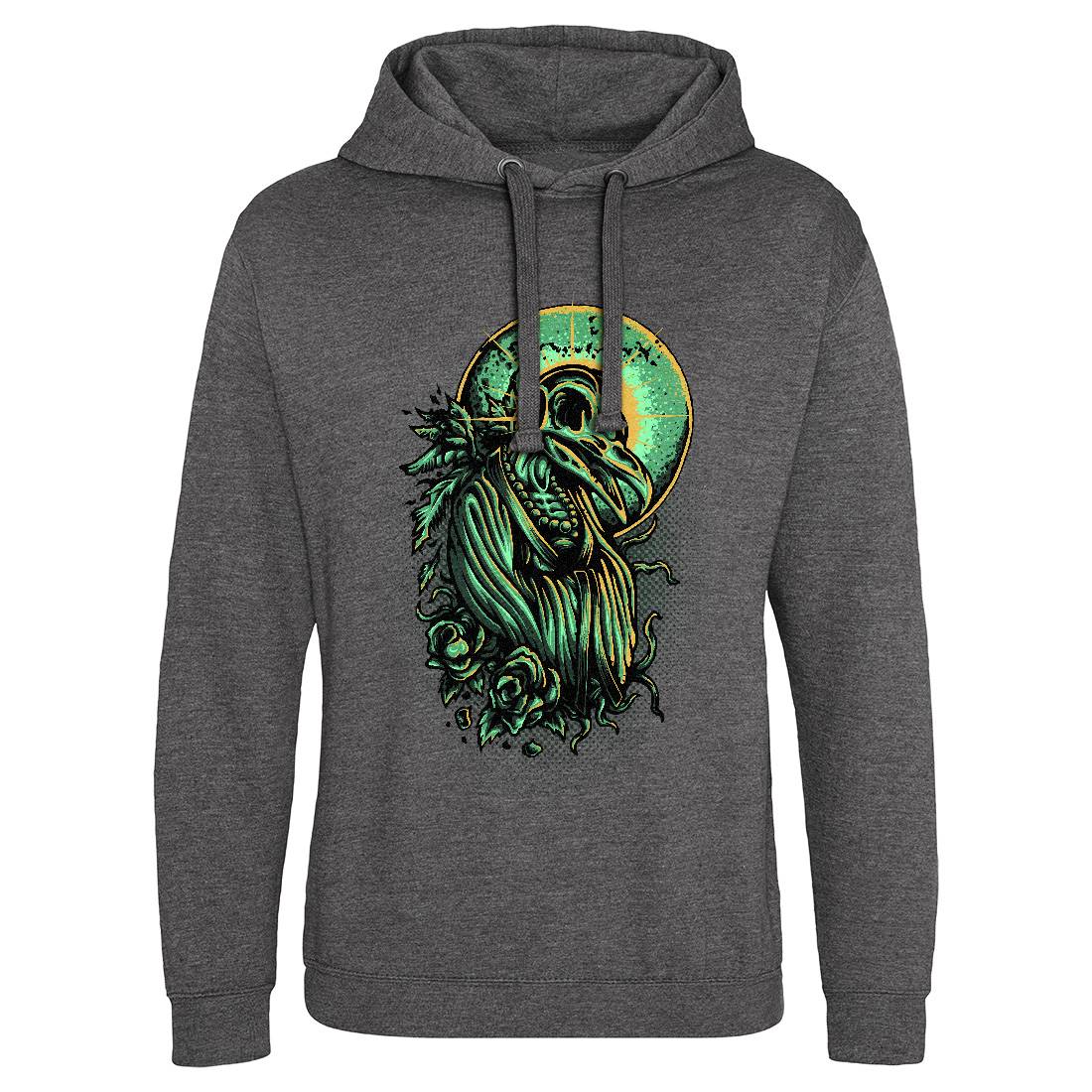 Death Crow Mens Hoodie Without Pocket Horror D022