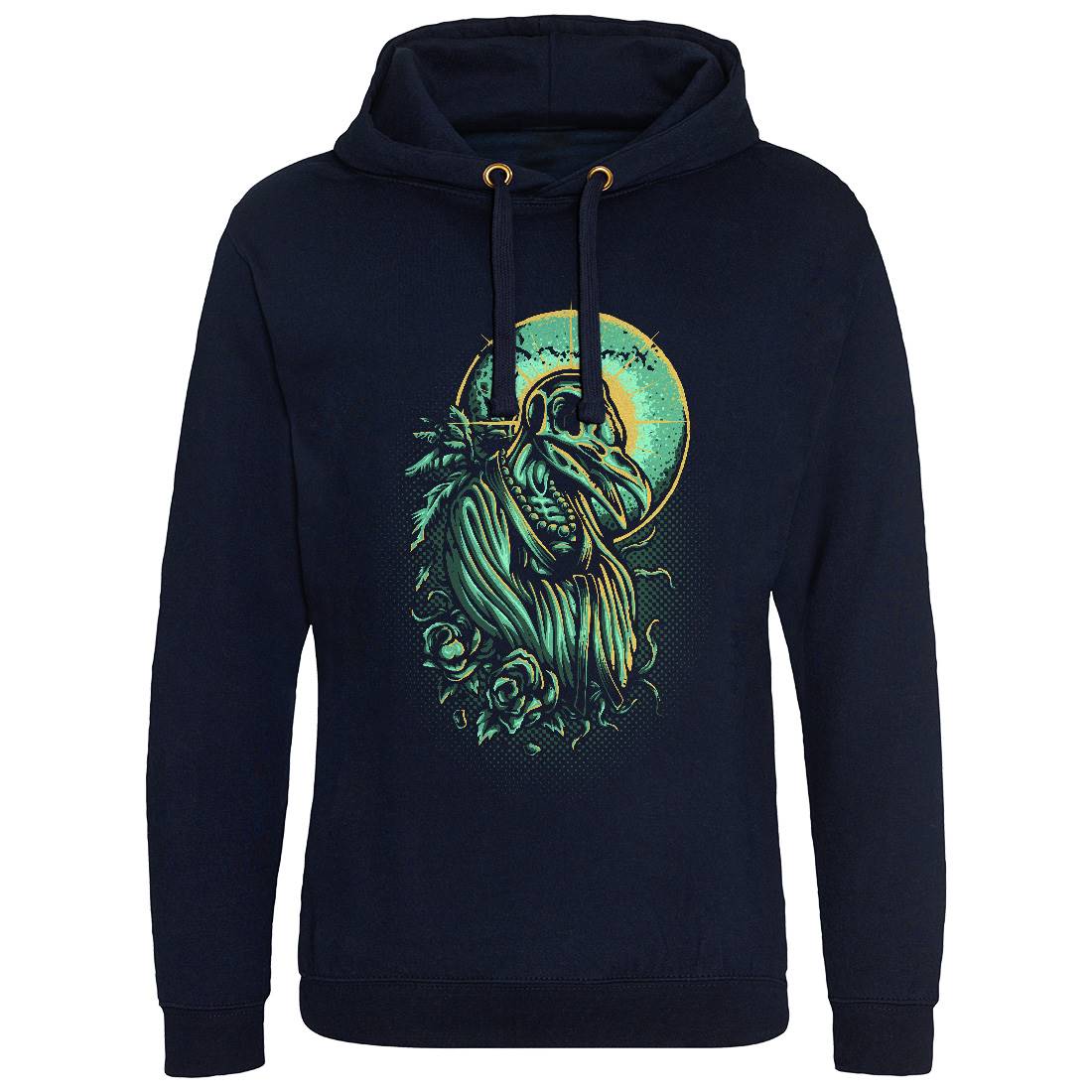 Death Crow Mens Hoodie Without Pocket Horror D022