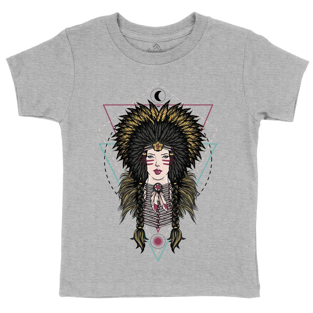 Desert Queen Kids Crew Neck T-Shirt Art D024