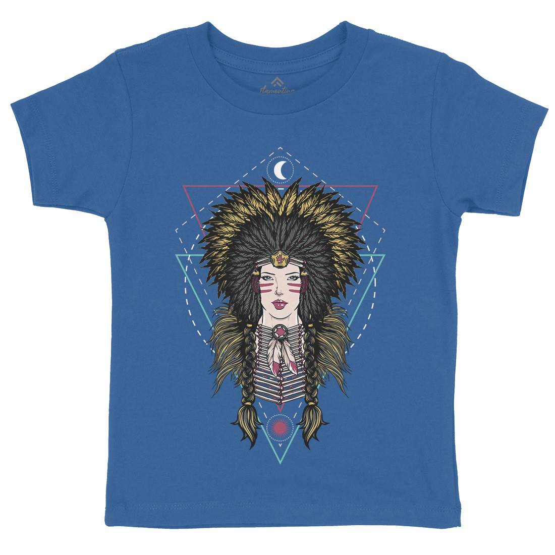 Desert Queen Kids Crew Neck T-Shirt Art D024