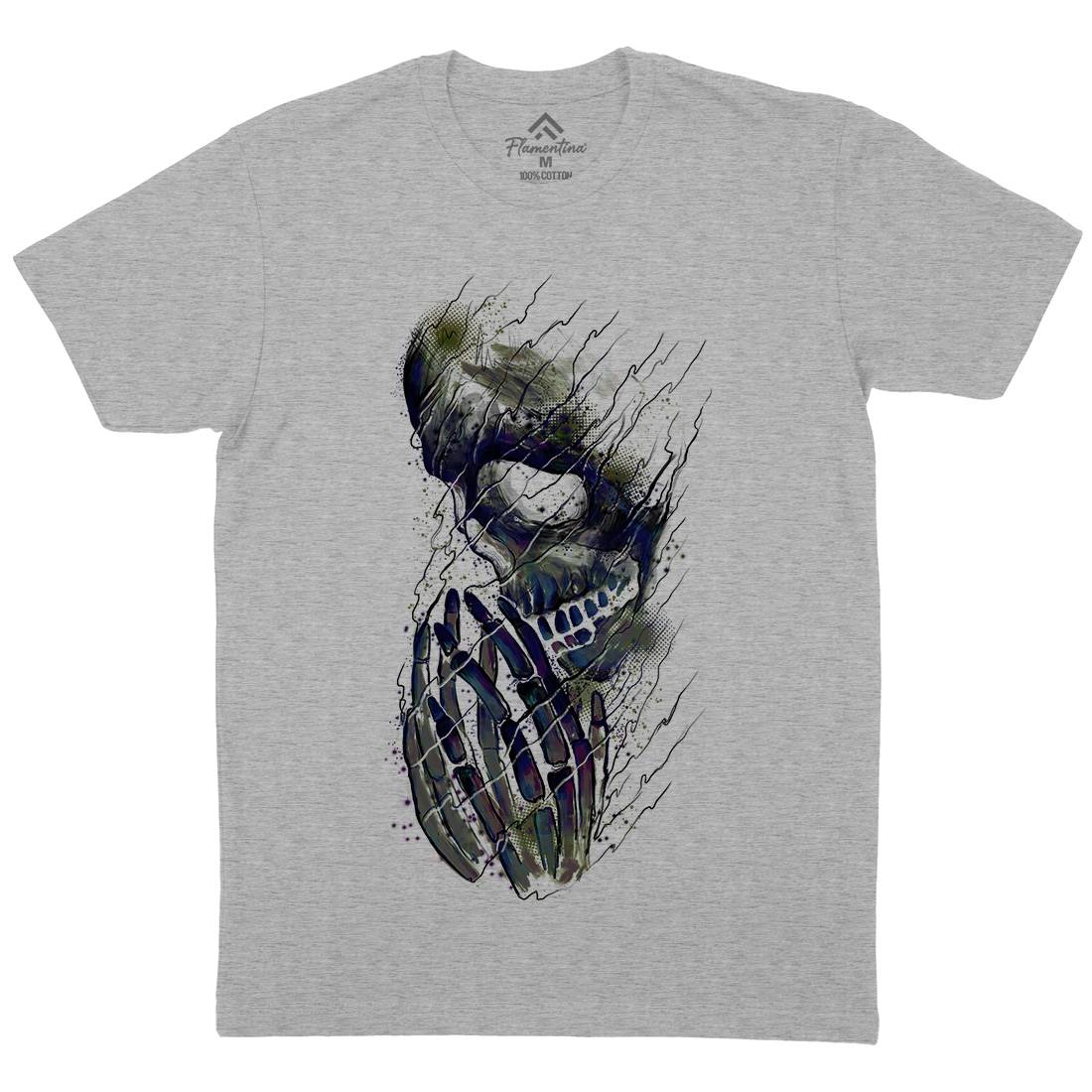 Dying Mens Crew Neck T-Shirt Art D026