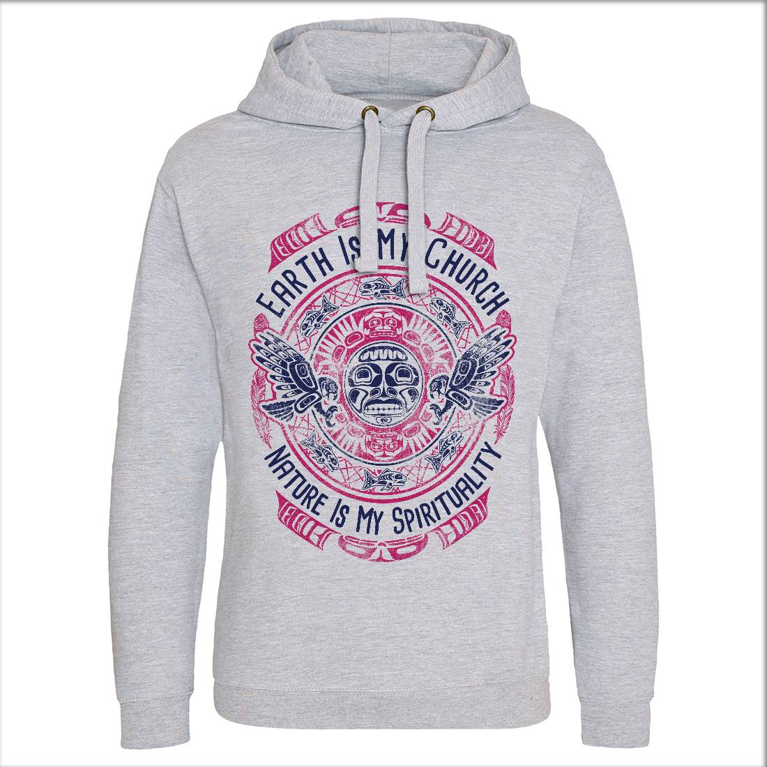Earth Is My Church Mens Hoodie Without Pocket American D027