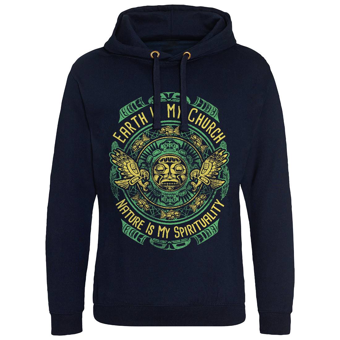 Earth Is My Church Mens Hoodie Without Pocket American D027