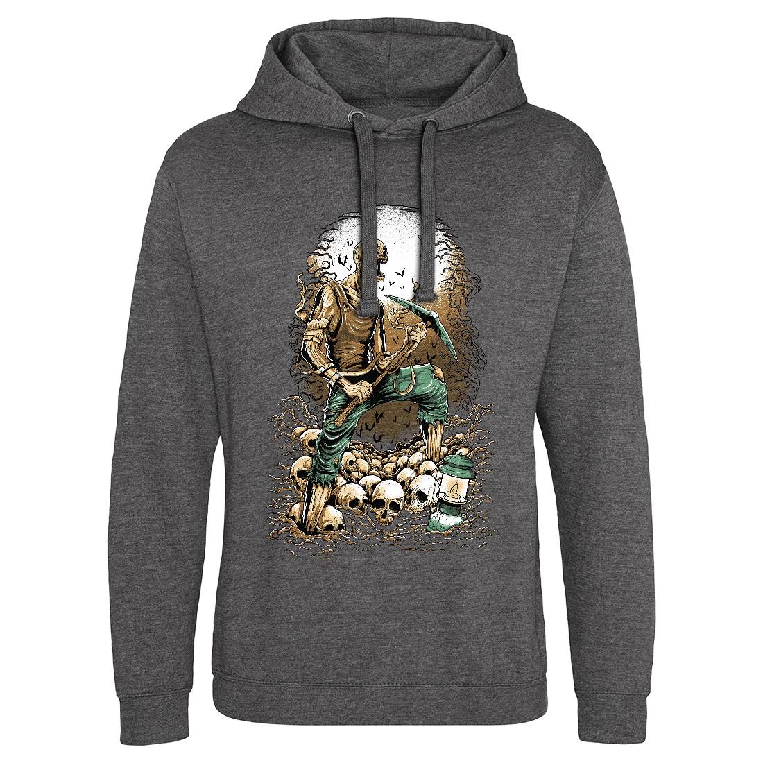 Grave Digger Mens Hoodie Without Pocket Horror D035