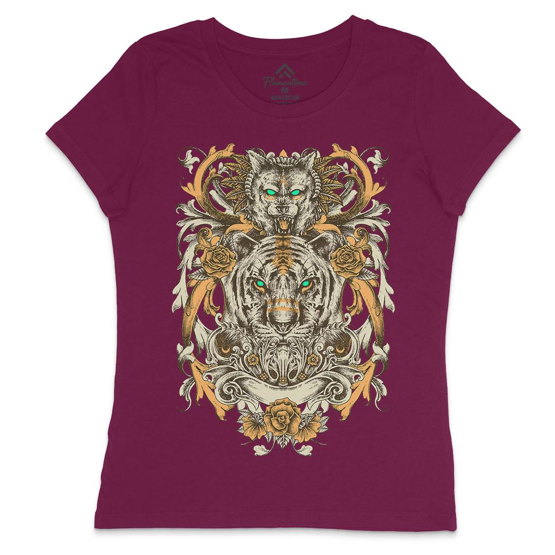 Greatness Of Nature Womens Crew Neck T-Shirt Animals D036