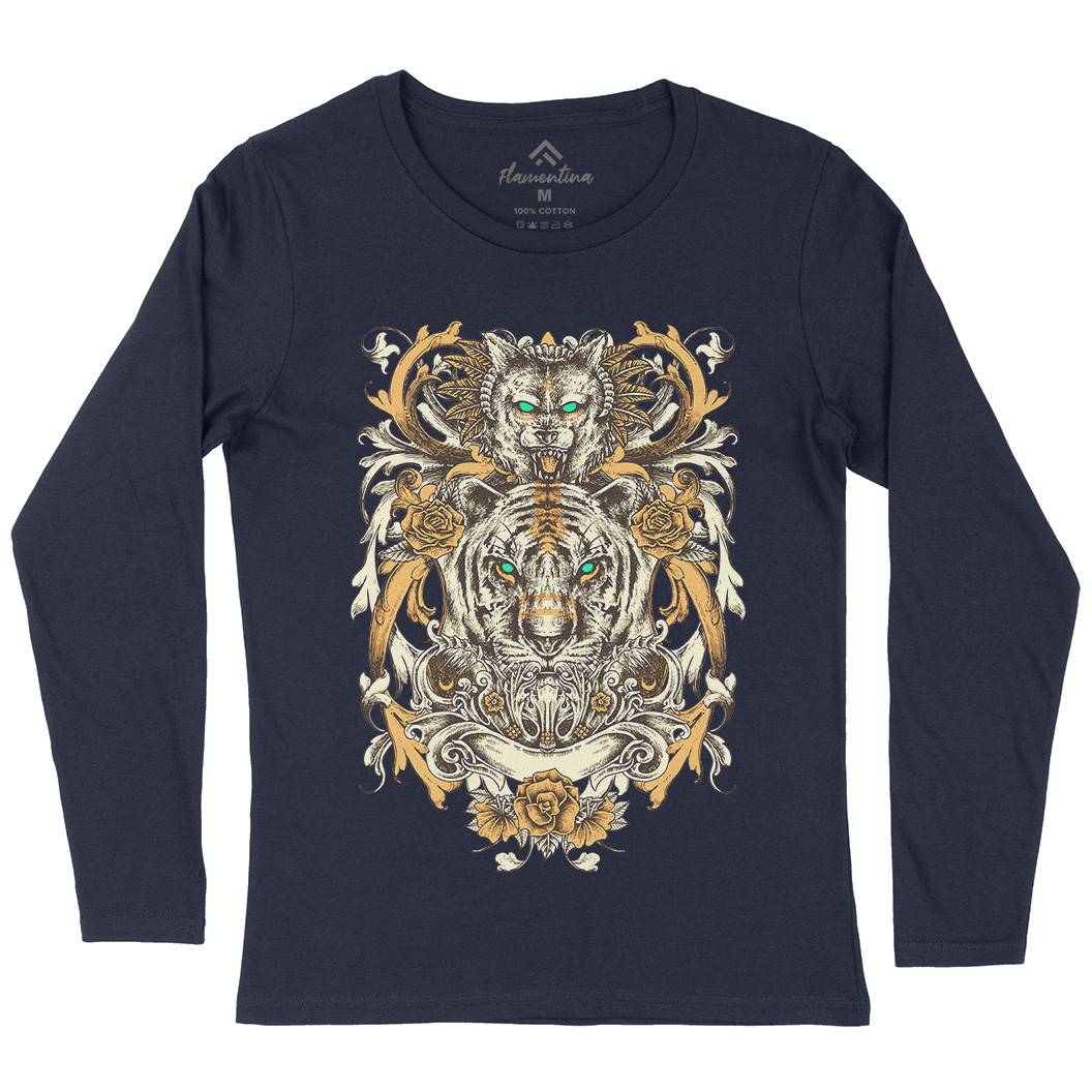 Greatness Of Nature Womens Long Sleeve T-Shirt Animals D036