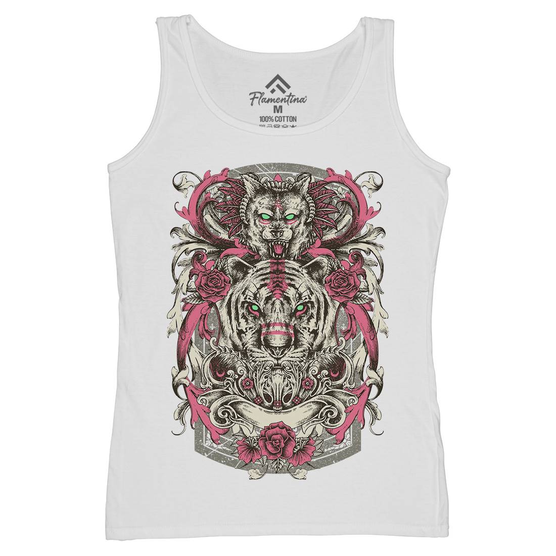 Greatness Of Nature Womens Organic Tank Top Vest Animals D036