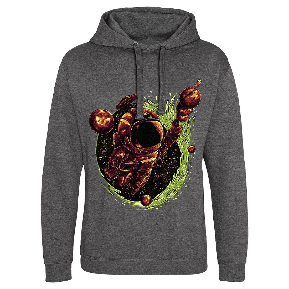 Grilled Meatball Mens Hoodie Without Pocket Space D037