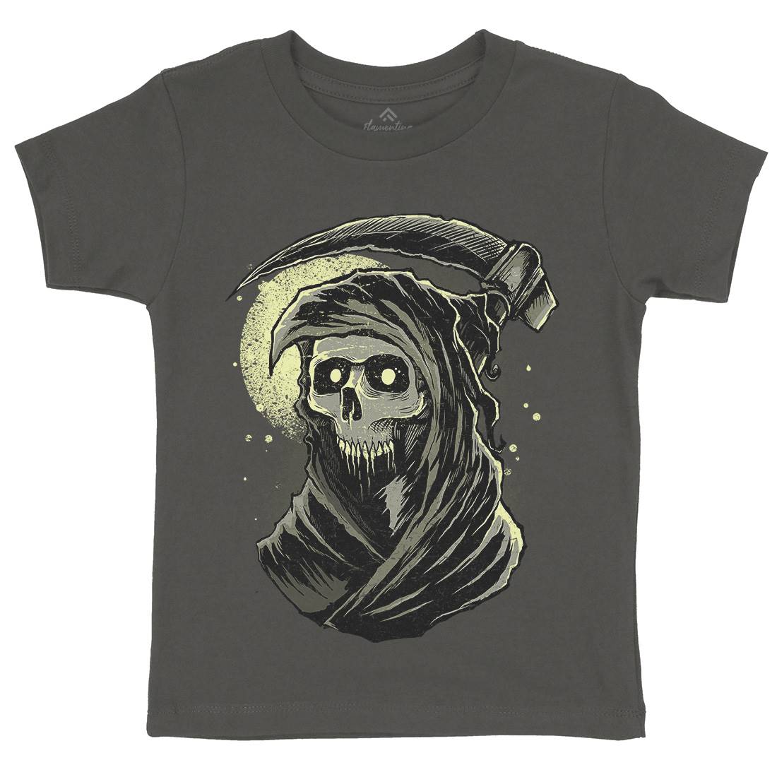 Grim Reaper Kids Crew Neck T-Shirt Horror D039