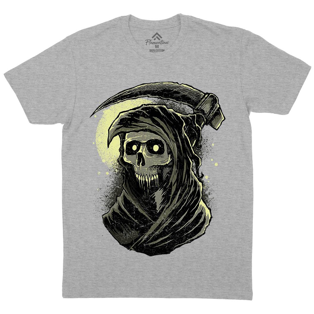 Grim Reaper Mens Crew Neck T-Shirt Horror D039