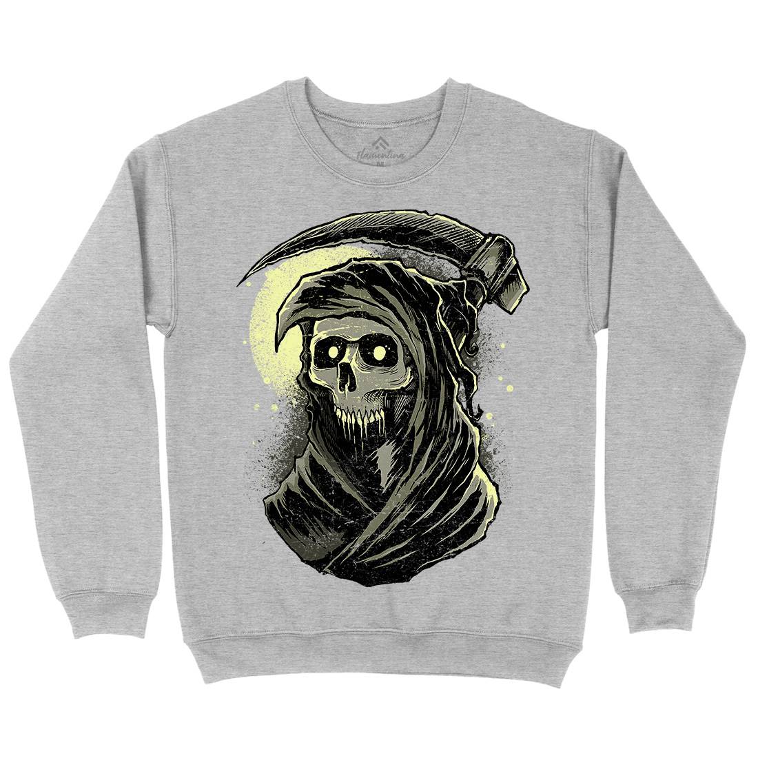 Grim Reaper Kids Crew Neck Sweatshirt Horror D039