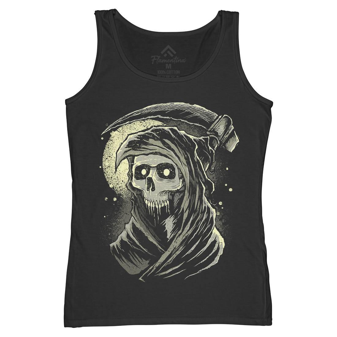 Grim Reaper Womens Organic Tank Top Vest Horror D039