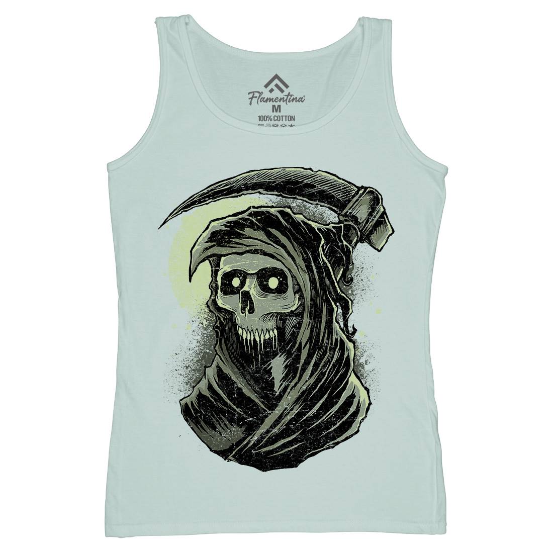 Grim Reaper Womens Organic Tank Top Vest Horror D039