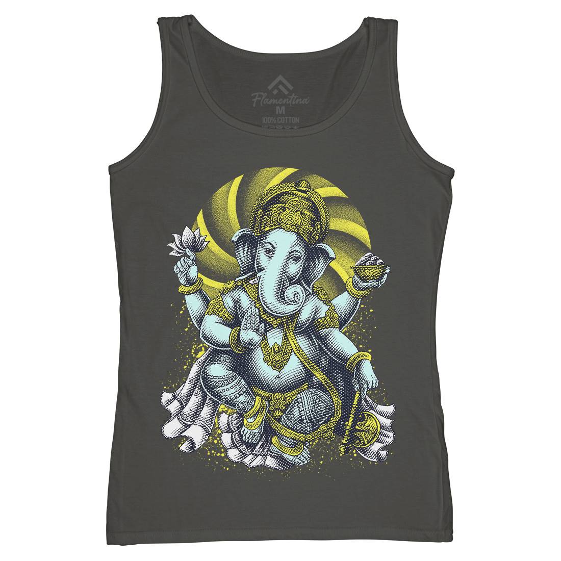 Hindu Goddess Womens Organic Tank Top Vest Asian D043