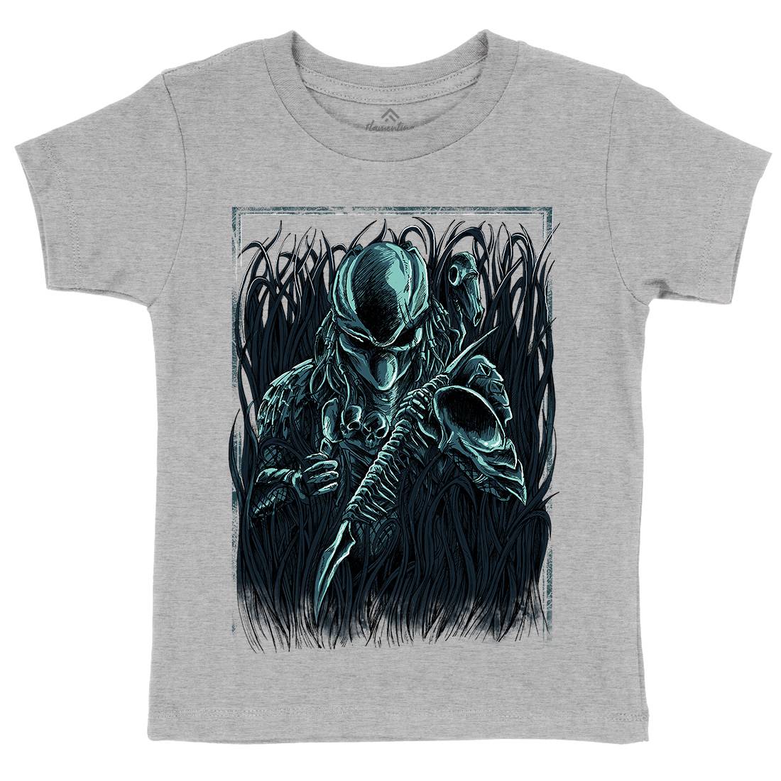 Hunter Kids Crew Neck T-Shirt Horror D044