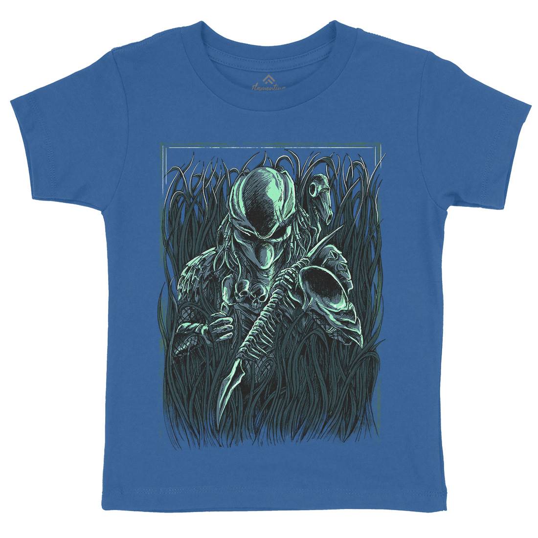 Hunter Kids Crew Neck T-Shirt Horror D044