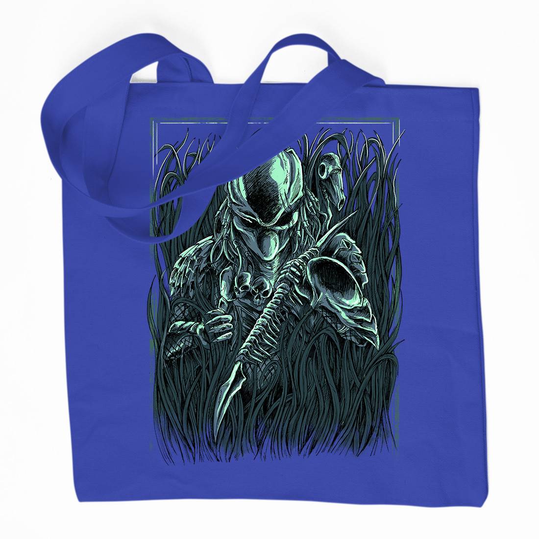 Hunter Organic Premium Cotton Tote Bag Horror D044