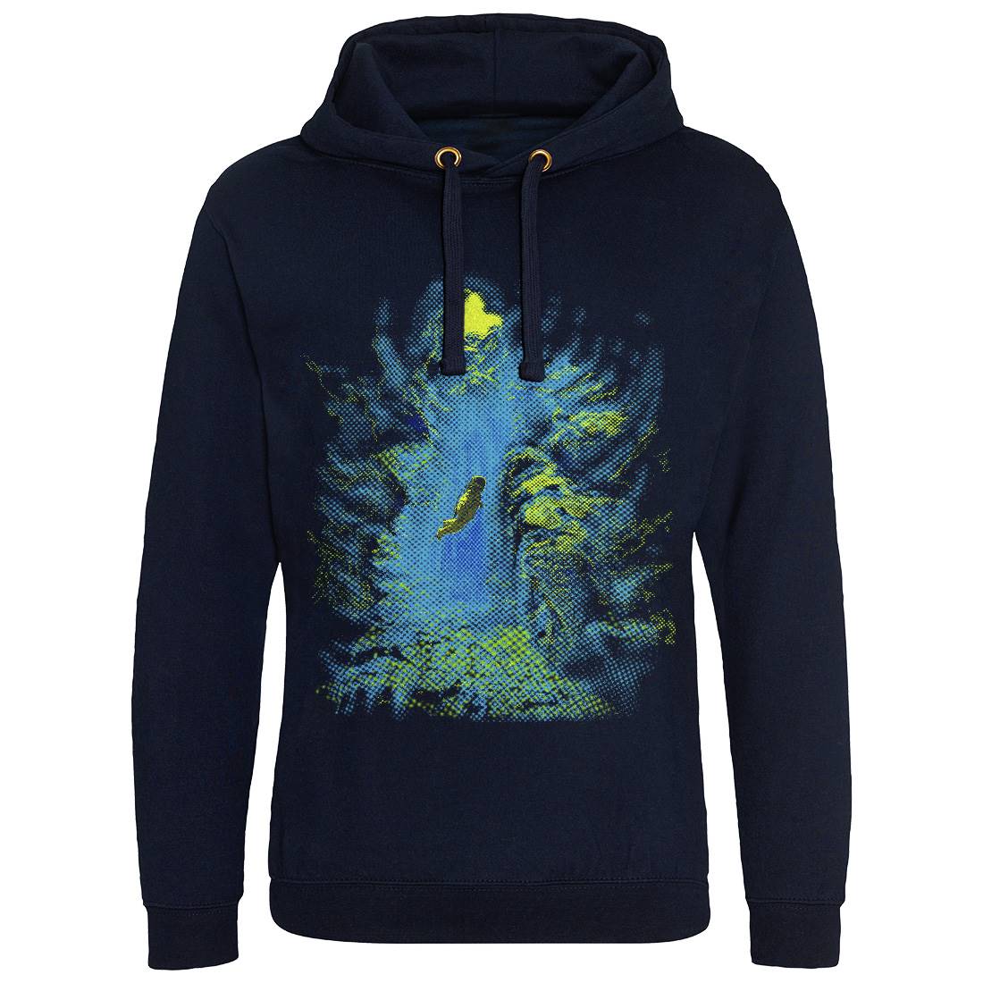 Inner Depth Mens Hoodie Without Pocket Navy D045