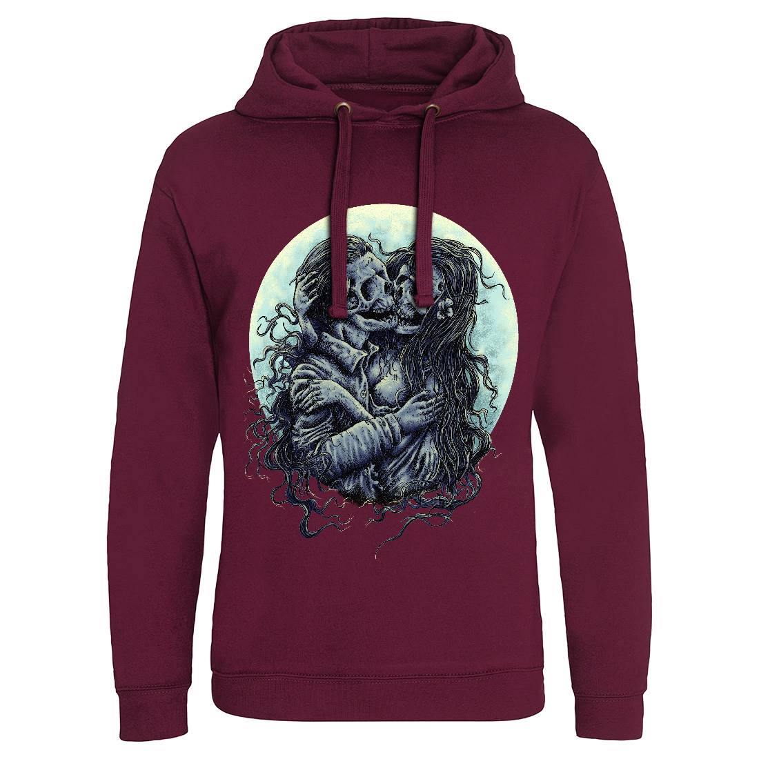 Death Kiss Mens Hoodie Without Pocket Horror D050