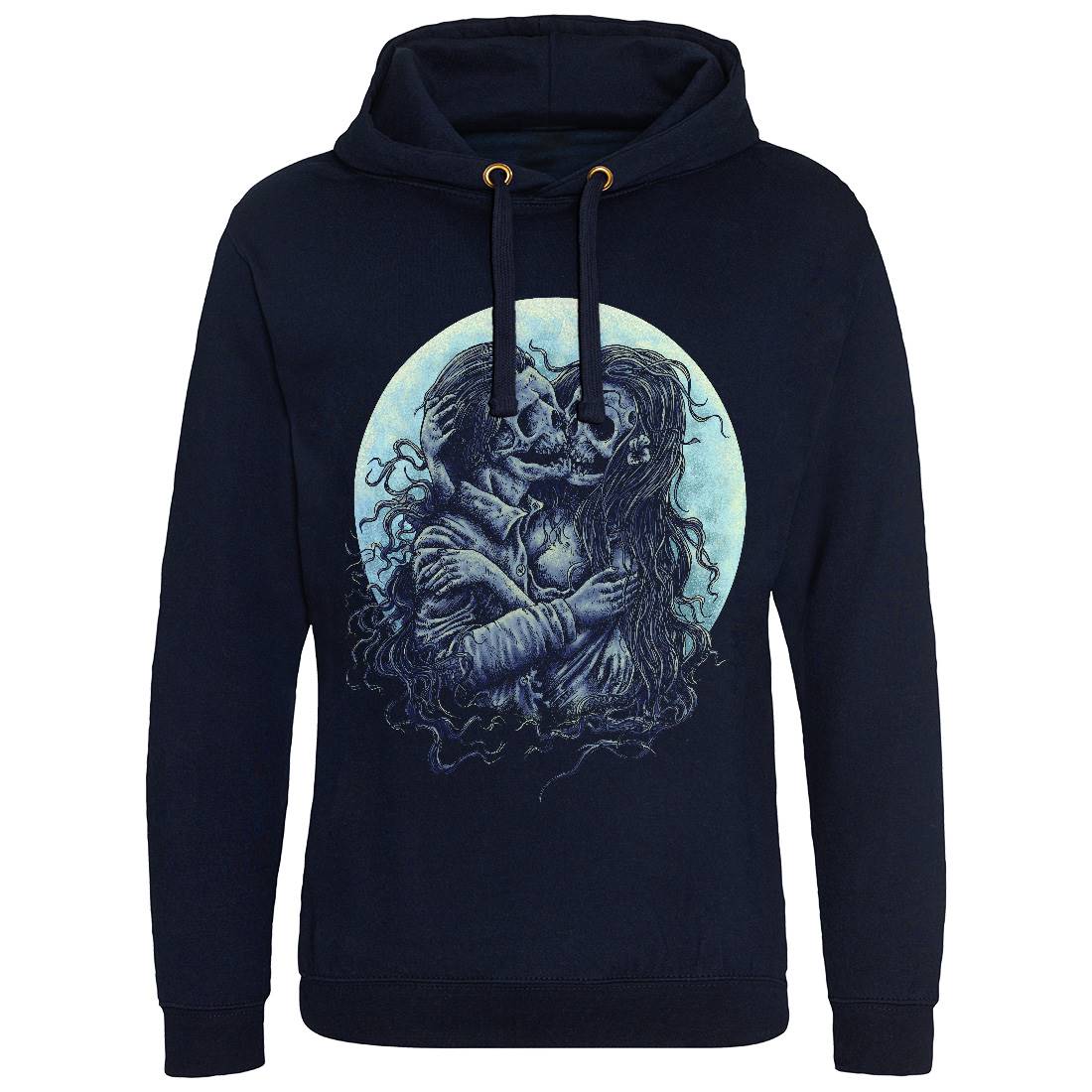 Death Kiss Mens Hoodie Without Pocket Horror D050