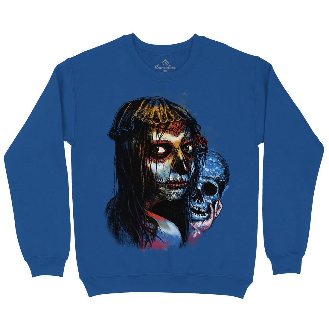 Death Girl Mens Crew Neck Sweatshirt Horror D052