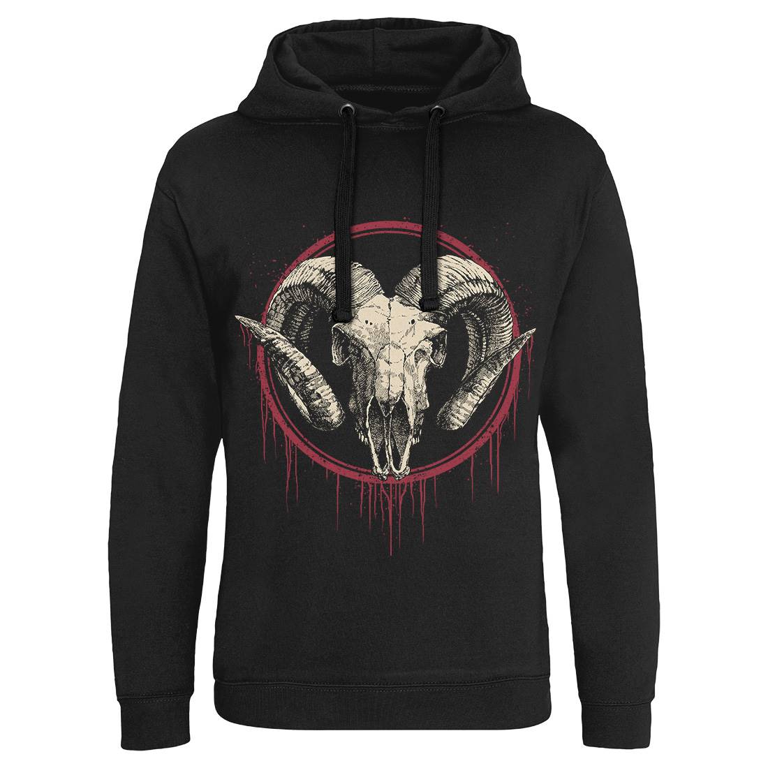 Lamb Mens Hoodie Without Pocket Horror D054