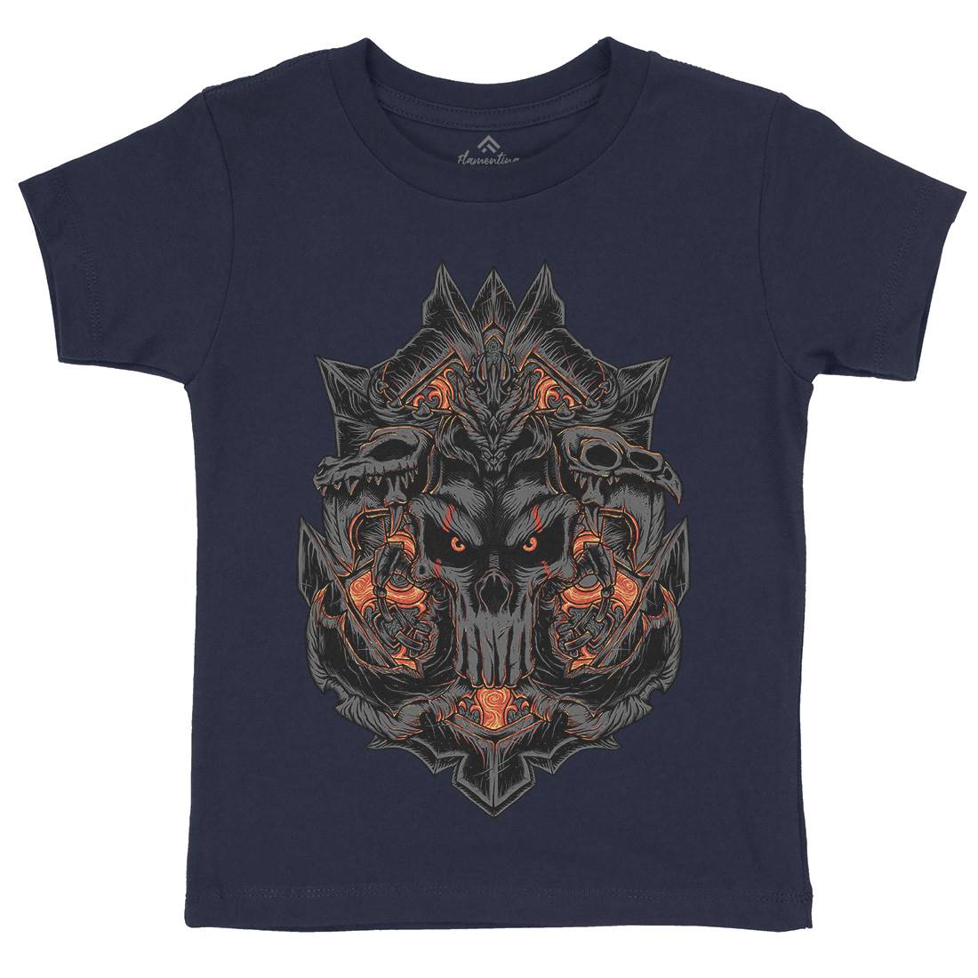 Mask War Kids Crew Neck T-Shirt Horror D058
