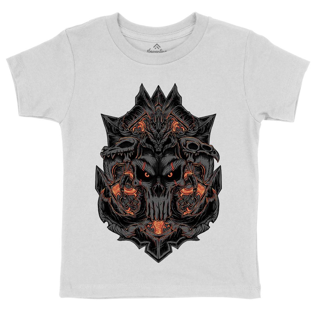 Mask War Kids Crew Neck T-Shirt Horror D058