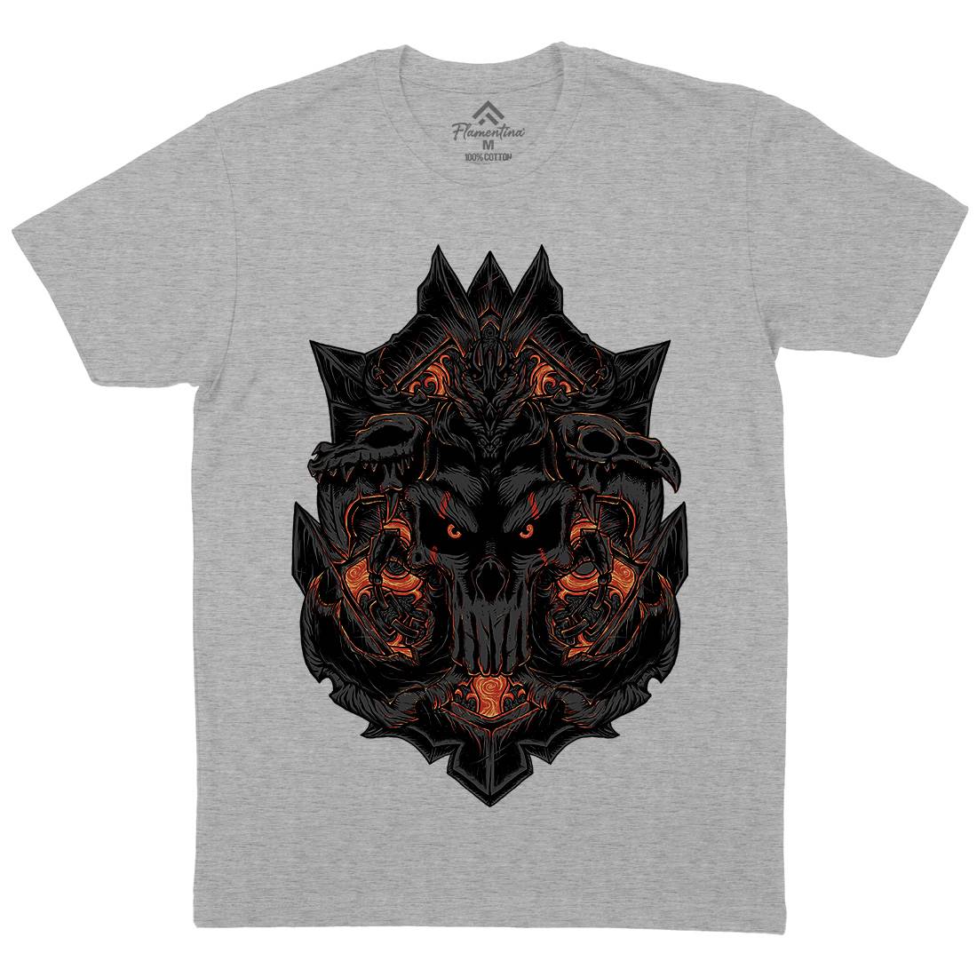 Mask War Mens Crew Neck T-Shirt Horror D058
