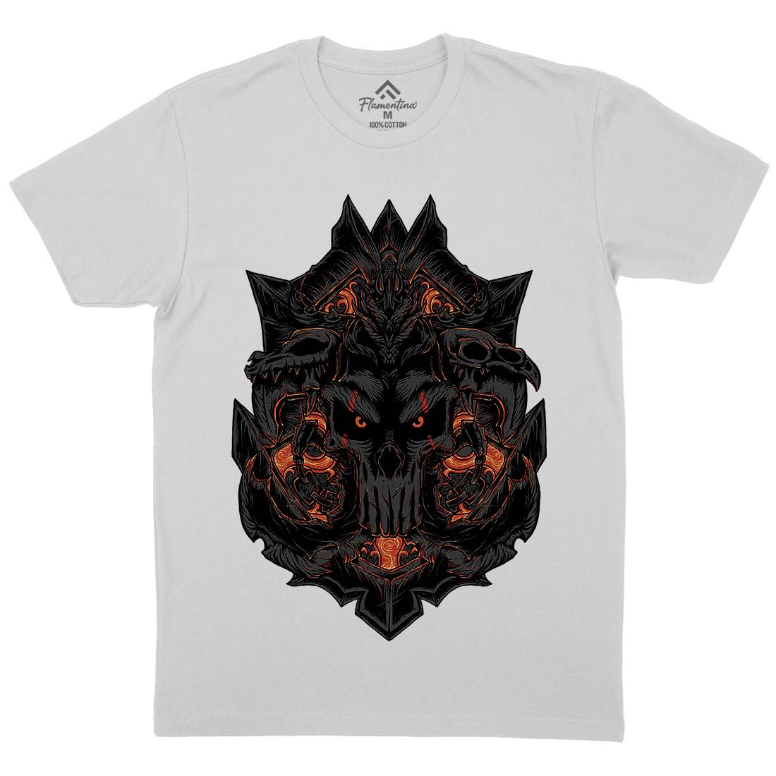 Mask War Mens Crew Neck T-Shirt Horror D058