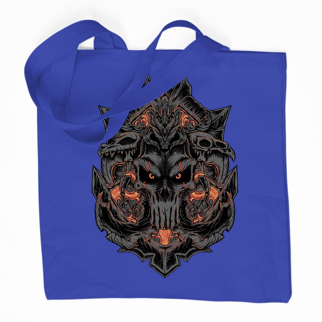 Mask War Organic Premium Cotton Tote Bag Horror D058