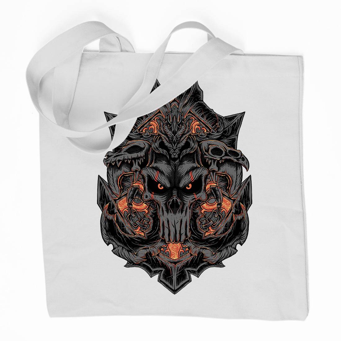Mask War Organic Premium Cotton Tote Bag Horror D058